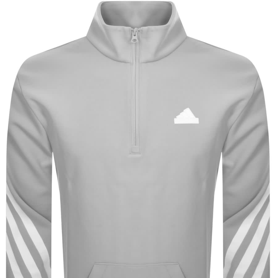 Adidas half zip sweatshirt outlet